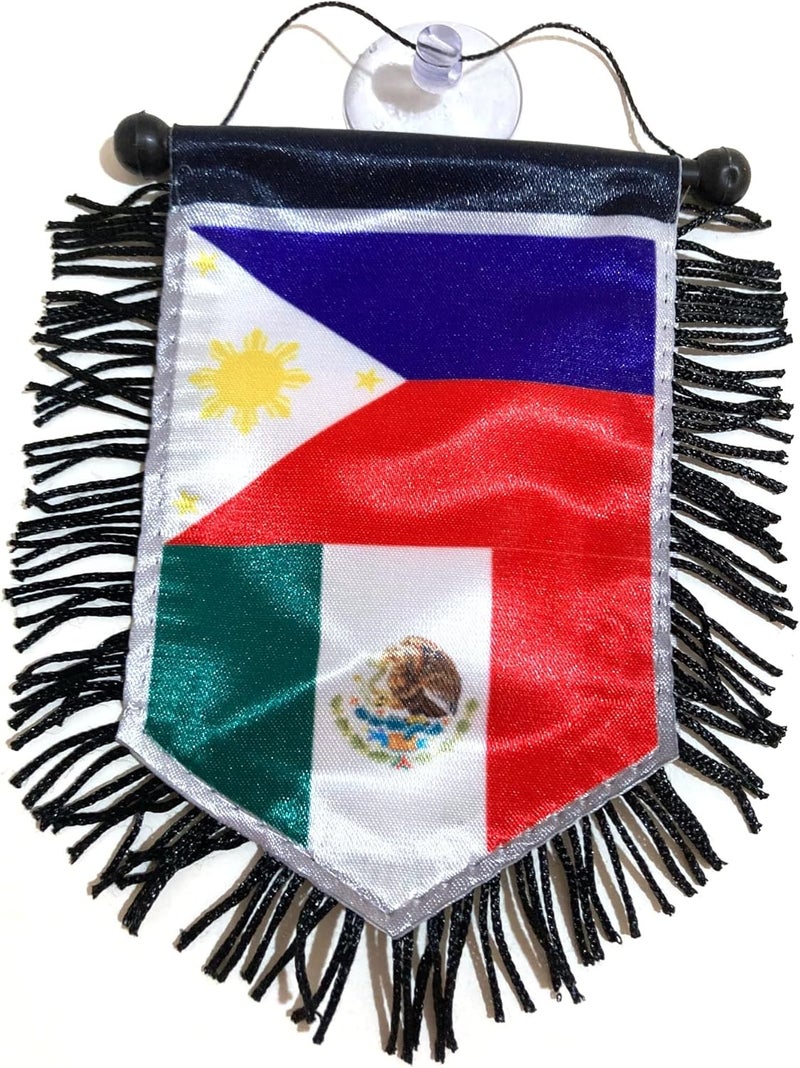 PRK 14 Philippines Mexico flag for car Home Wall Door Window accessories Decoration Banner - Image 2